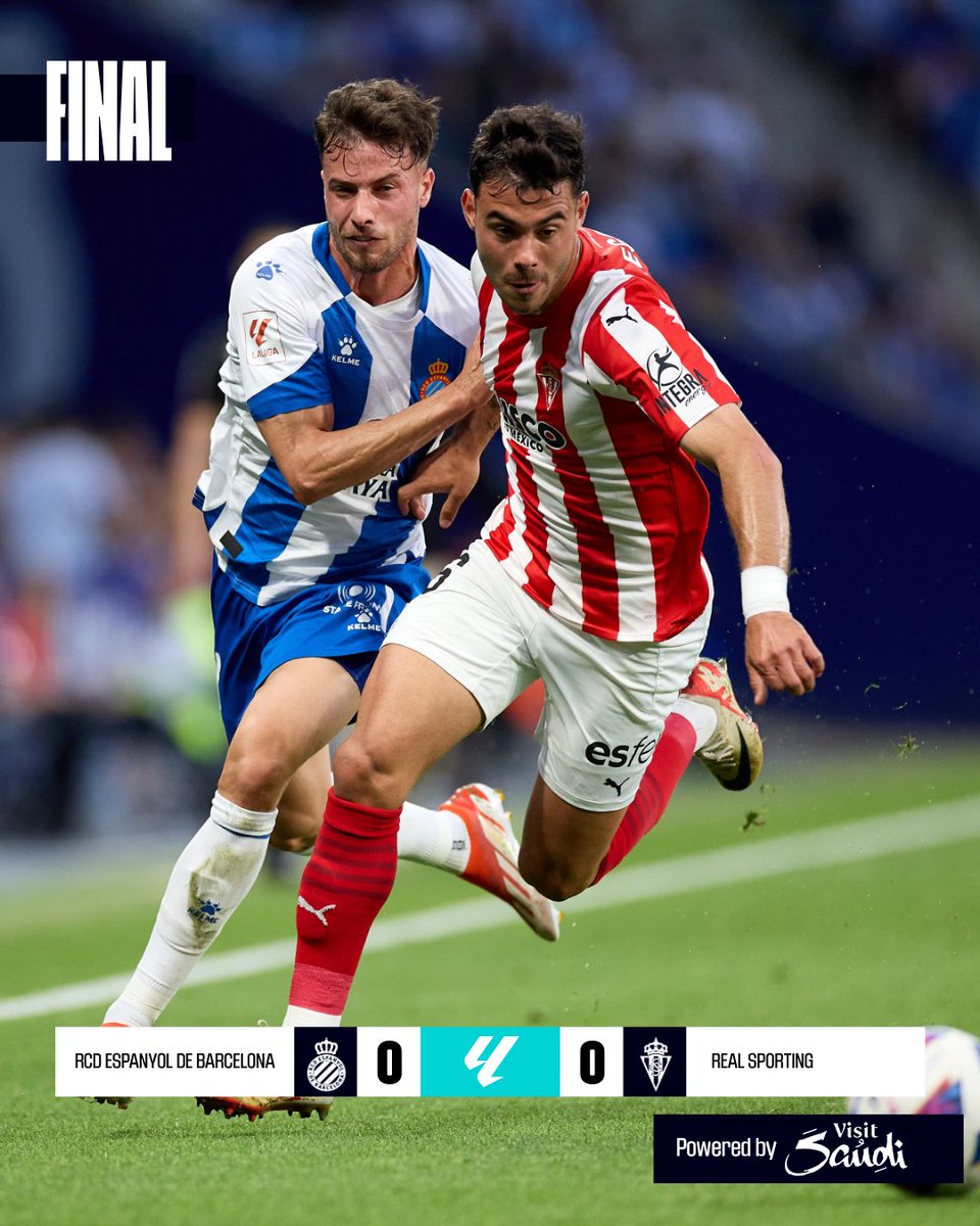 FINAL #EspanyolRealSporting 0-0  

💙 ¡El <a href="/RCDEspanyol/">RCD Espanyol de Barcelona</a> se clasifica y jugará contra el <a href="/RealOviedo/">Real Oviedo</a> por una plaza en #LALIGAEASPORTS! 

#LALIGAHYPERMOTION | #ResultsByVisitSaudi