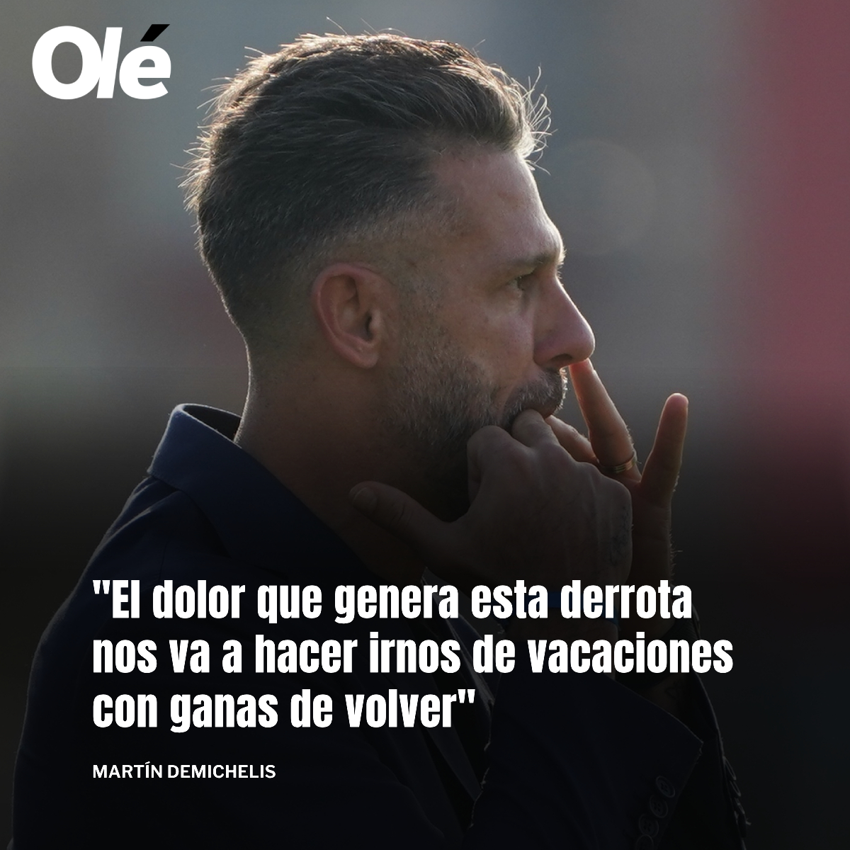 DiarioOle's tweet photo. 🗣️ Demichelis habló en conferencia de prensa tras la durísima derrota de River ante Riestra https://t.co/oVD5BV5C4Q