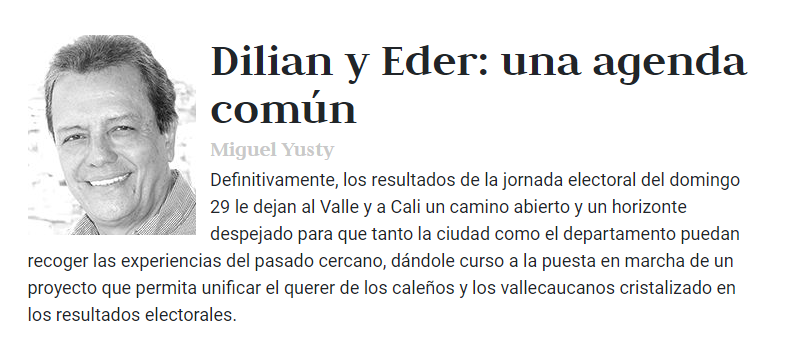 Mientras el proyecto de ley que prohíbe las corridas de toros pasó a Sanción Presidencial con un amplio apoyo en el Congreso, una empresa Colombo - Mexicana anuncia que la temporada "taurina" en diciembre de este año en Cali va por que va. 

No es coincidencia, Miguel Yusti,
