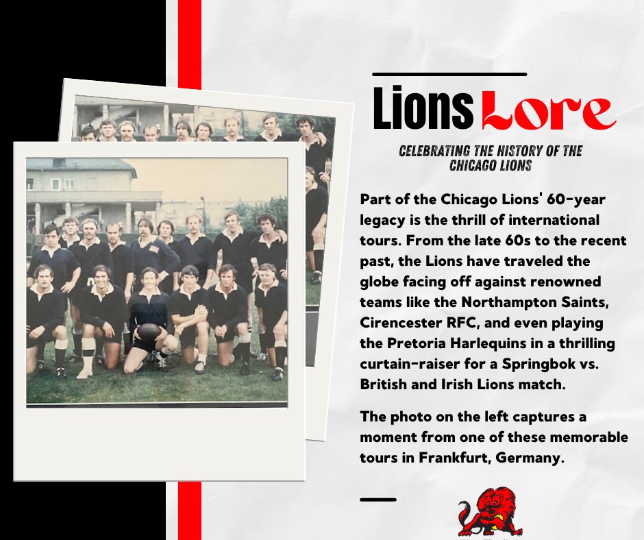 clrfc's tweet image. Of all the Lions tours, which one do you think was the best?
•
•
•
•
#ChicagoLions #LionsLore #OnceALion #60thAnniversary