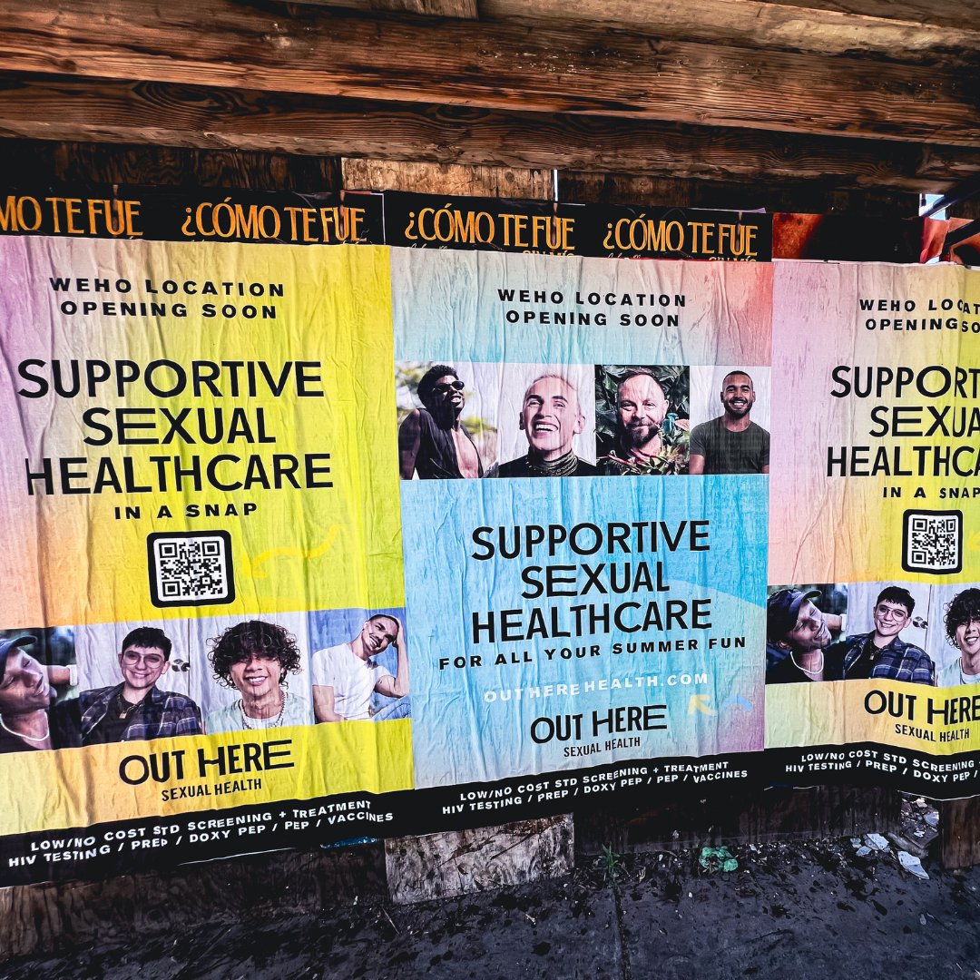 OutHereHealth's tweet photo. Look who's joining your commute  🚗  Keep your eyes peeled for our Out Here billboards that can be found all across Los Angeles 👀 https://t.co/eYEsJWewoK