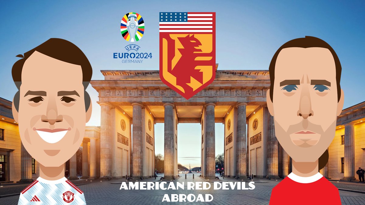 usareddevils's tweet photo. 📍 Off to Berlin! The American Red Devils are hitting the road to cheer on our favorite teams at Euro 2024! 🏆🇩🇪 

Who are you rooting for in the tournament? Let us know in the comments! 👇

#Euro2024 #BerlinBound #AmericanRedDevils #ARDAborad #MUFC https://t.co/cti4b7yZKV
