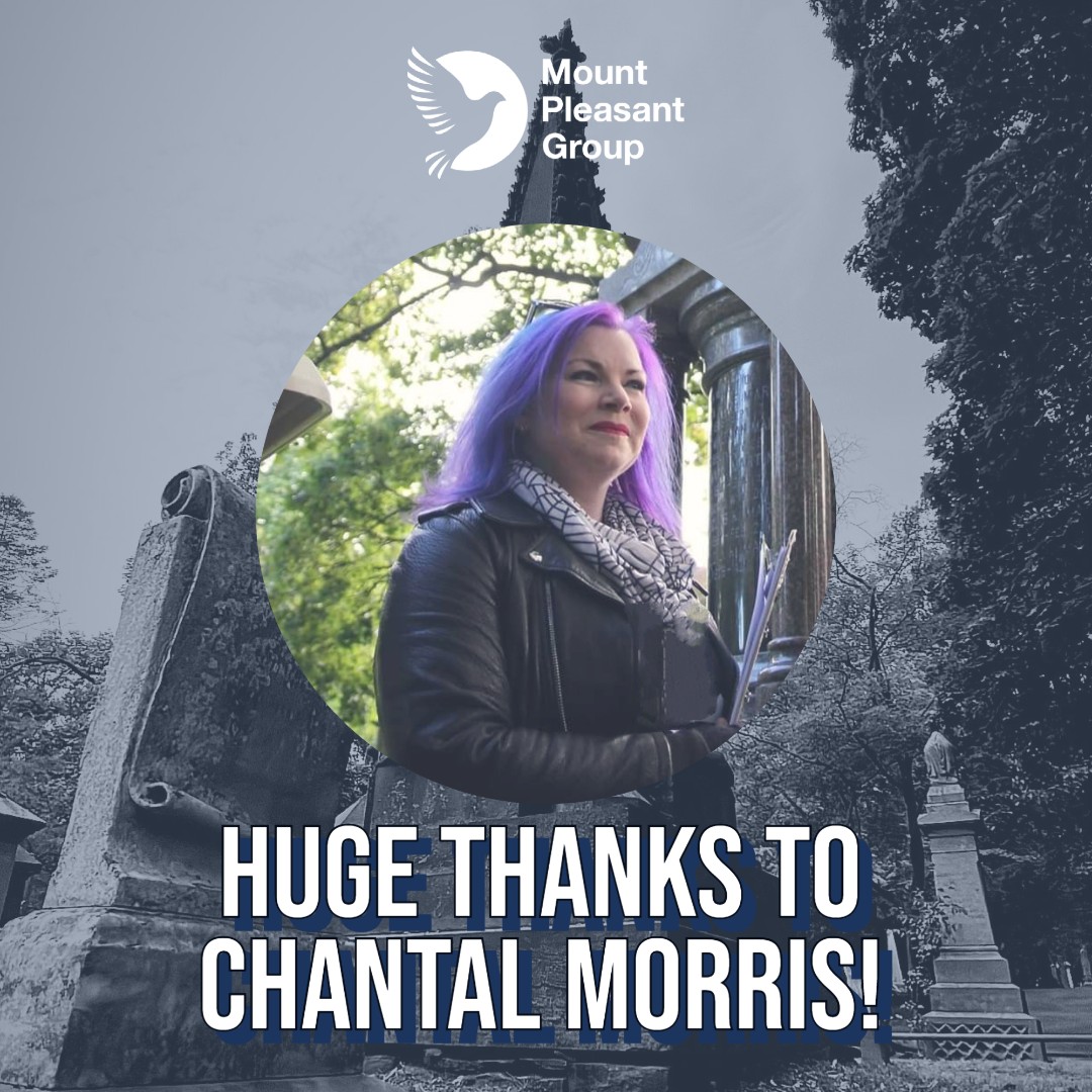 MPGC_GTA's tweet photo. We wanted to take this opportunity to thank our favourite #TorontoHistorian, Chantal Morris, for the fun &amp; informative tour of the beautiful 174-year-old Toronto Necropolis Cemetery that took place on June 8.

Be sure to check out @Tocemeterytours 

#MPG #Care #Compassion #Choice https://t.co/WpMz3EqqqN