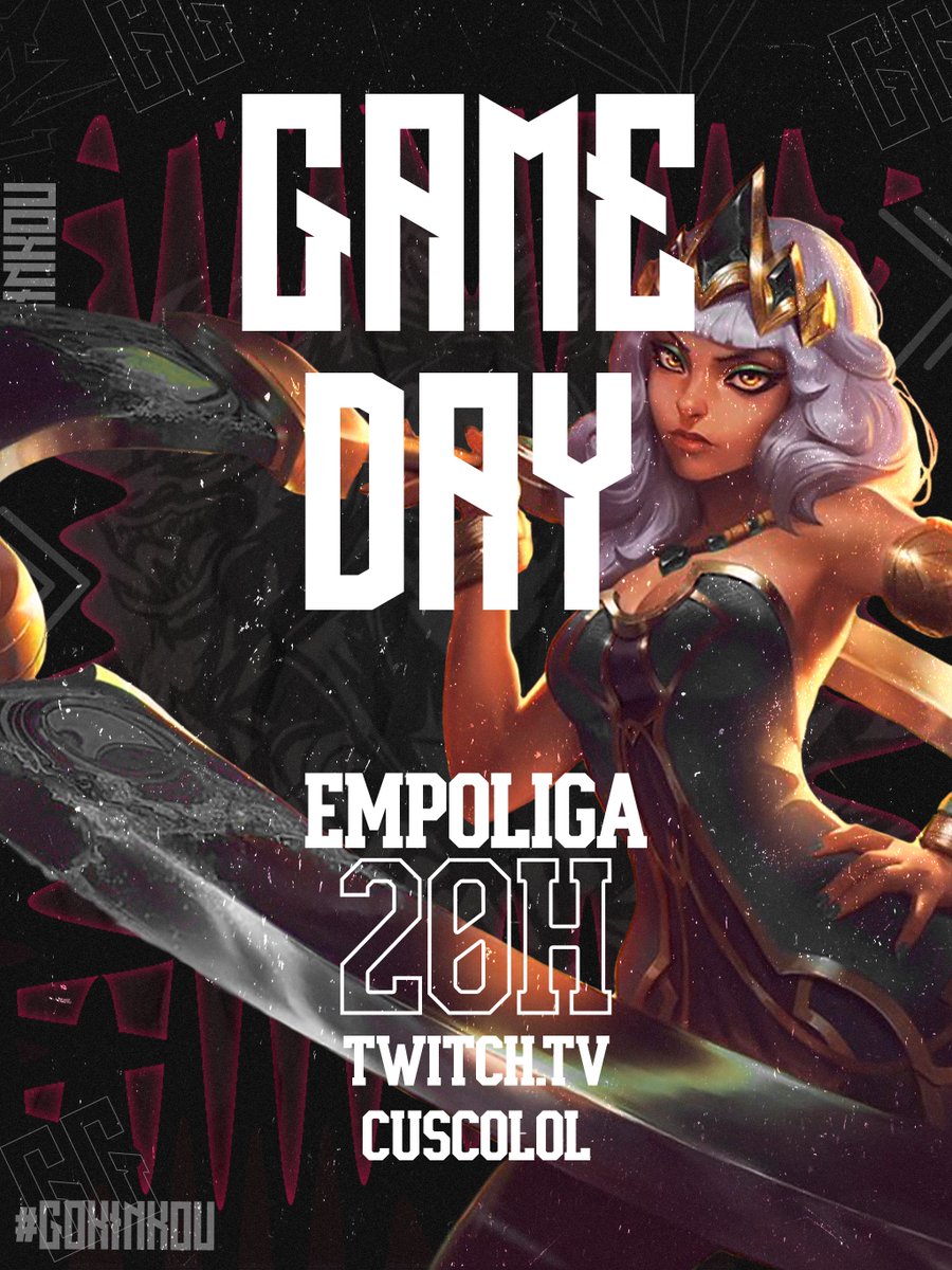 🌸DIA DE JOGO🌸

Hoje vamos disputar mais uma fase na <a href="/EmpoligaVP/">Empoliga VP</a> e seguimos buscando a vitória!🏆

⏰20h
🆚Stigma

📽️ Twitch.tv/Cuscolol

#GOKINKOU #EmpoligaVP