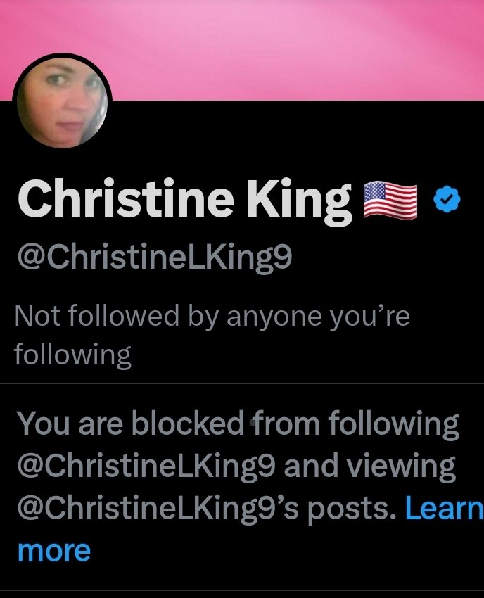 VoteJoe1's tweet photo. @ChristineLKing9 @Fmc21369 @NortKnowsBest @kitson_robert @EmmaJoNYC Aww, Chrissy had a hissy. https://t.co/4FbZVJjTJT