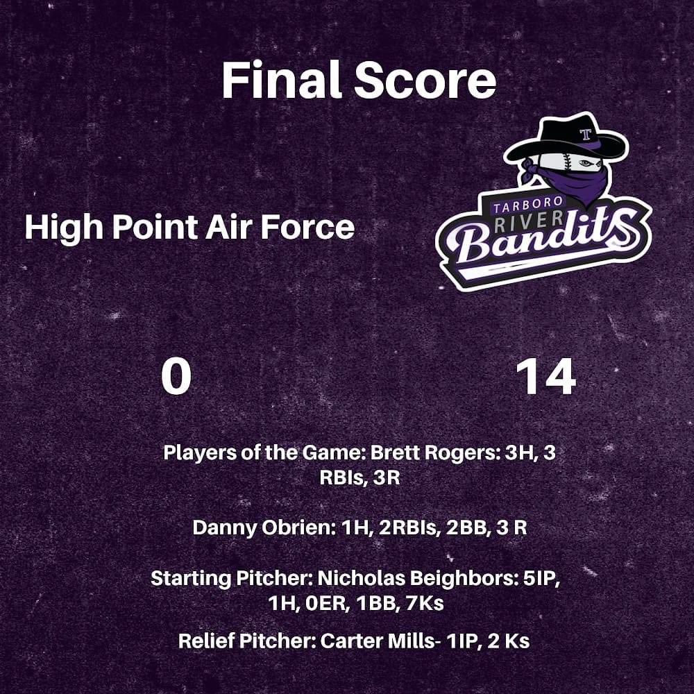 Nicholas Neighbours (@nicnbaseball) on Twitter photo Just came off my most recent start last night for the <a href="/TarRiverBandits/">Tarboro River Bandits</a> . Summer season already getting off to a hot start! Best is yet to come.
Record: 1-0
3 Appearances
4.00 ERA
9 IP
1.444 WHIP Just came off my most recent start last night for the <a href="/TarRiverBandits/">Tarboro River Bandits</a> . Summer season already getting off to a hot start! Best is yet to come.
Record: 1-0
3 Appearances
4.00 ERA
9 IP
1.444 WHIP