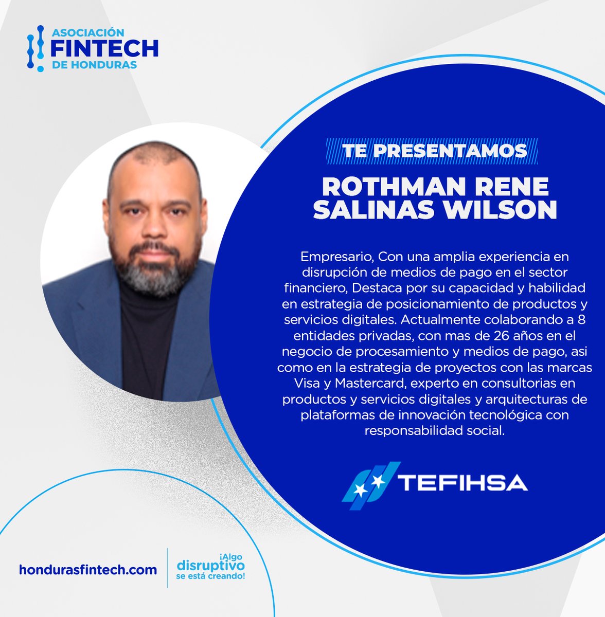 ¡Seguimos creciendo!, damos la bienvenida a TEFIHSA nuevo afiliado a la AFINH como Socio Fintech.