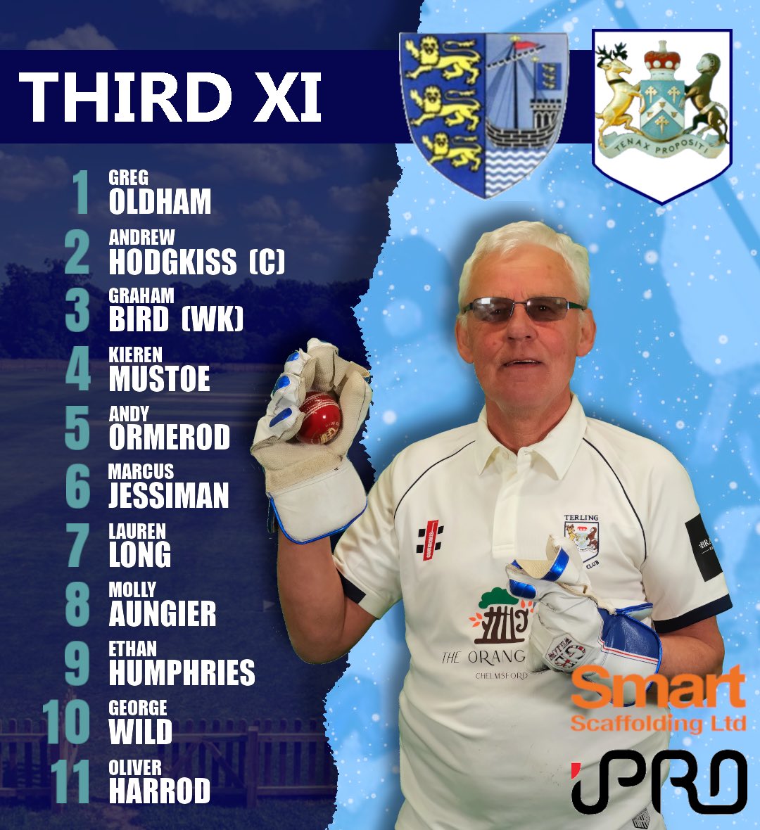 This weekend is a first in Terling CC history
For the first time ever; we are in a position to field 3 teams on one day! Our first XI travel to Ilford; our Seconds host Theydon Bois and our Third XI travel to Maldon for their first ever fixture!!Younger members and Ladies playing