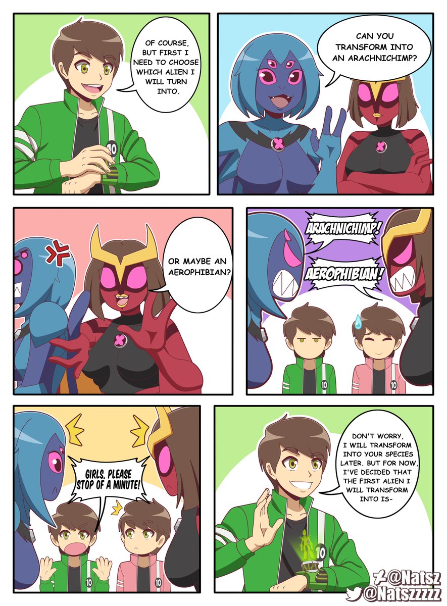 Natszzzzz's tweet photo. Ben &amp; Chaquetrix Ben Part 6.
Sorry for the delay. My laptop has a software problem, and the USB port was not working and needed to be replaced with a new one. But thank God, it's now fixed.
#Ben10 #ben10fanart #Chaquetrix #Chaquetrixfanart https://t.co/jvvBeGIAo6
