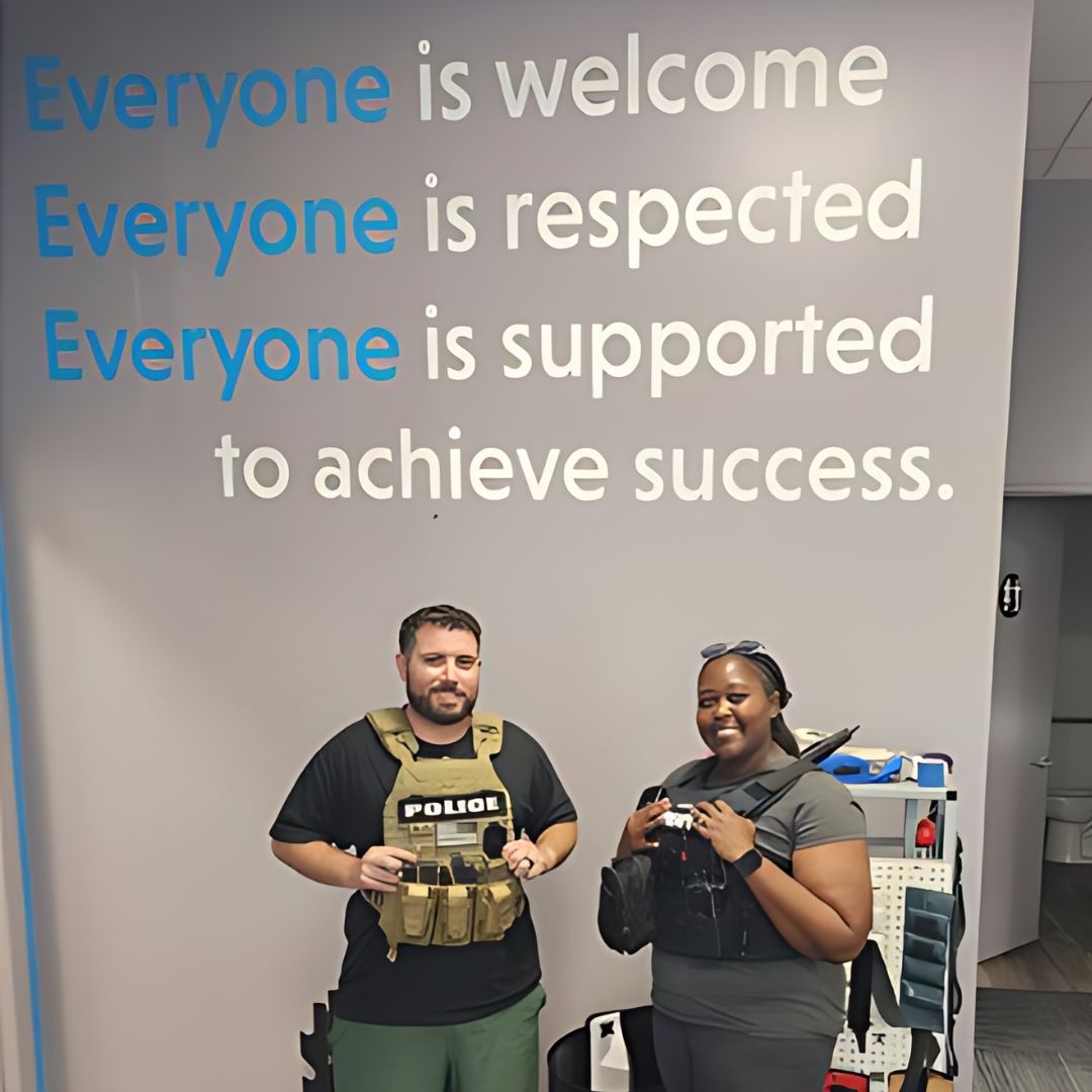 CORAPTherapy's tweet photo. Check out these local police officers who are both on the Work Conditioning Program at our Palm Bay location. 💪
"CORA has stayed consistent to help these two back to work and back to the community." -Alan Alvarez, Regional Work Comp Specialist
#ptrecovery #CORApt https://t.co/SCdBYQId4Q