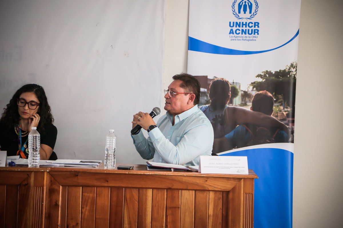 Ifor_tab's tweet photo. Participó el Director General del IFORTAB,  Dr. Rubén Carrillo Pérez, en el foro “Coexistencia pacífica y la integración laboral de las personas con necesidades de protección internacional”, organizado por ACNUR México, en las instalaciones de la DAMR de la UJAT en Tenosique. https://t.co/A1HdwCA9g4