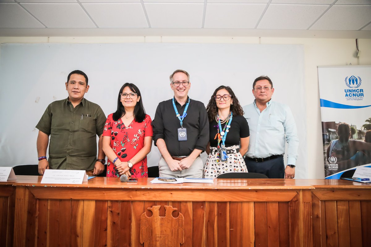 Ifor_tab's tweet photo. Participó el Director General del IFORTAB,  Dr. Rubén Carrillo Pérez, en el foro “Coexistencia pacífica y la integración laboral de las personas con necesidades de protección internacional”, organizado por ACNUR México, en las instalaciones de la DAMR de la UJAT en Tenosique. https://t.co/A1HdwCA9g4