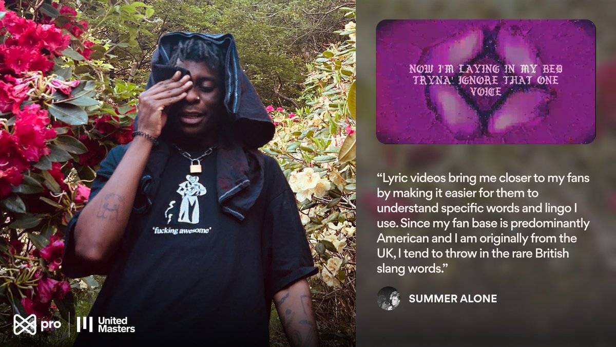 Musixmatch (@musixmatch) on Twitter photo We’re partnering with <a href="/unitedmasters/">UnitedMasters</a> to support indie artists to deepen artist-fan connection to lyrics. <a href="/unitedmasters/">UnitedMasters</a> artists <a href="/htetty/">htetti</a> @SUMMERALONE_ @jhartmusic <a href="/zaylewismusic/">isiah Brockington</a> are bringing lyrics to life with #musixmatchpro Lyric Video Maker #LyricLegends unitedmasters-mxm.onelink.me/2jh5/lrpdioi6 We’re partnering with <a href="/unitedmasters/">UnitedMasters</a> to support indie artists to deepen artist-fan connection to lyrics. <a href="/unitedmasters/">UnitedMasters</a> artists <a href="/htetty/">htetti</a> @SUMMERALONE_ @jhartmusic <a href="/zaylewismusic/">isiah Brockington</a> are bringing lyrics to life with #musixmatchpro Lyric Video Maker #LyricLegends unitedmasters-mxm.onelink.me/2jh5/lrpdioi6