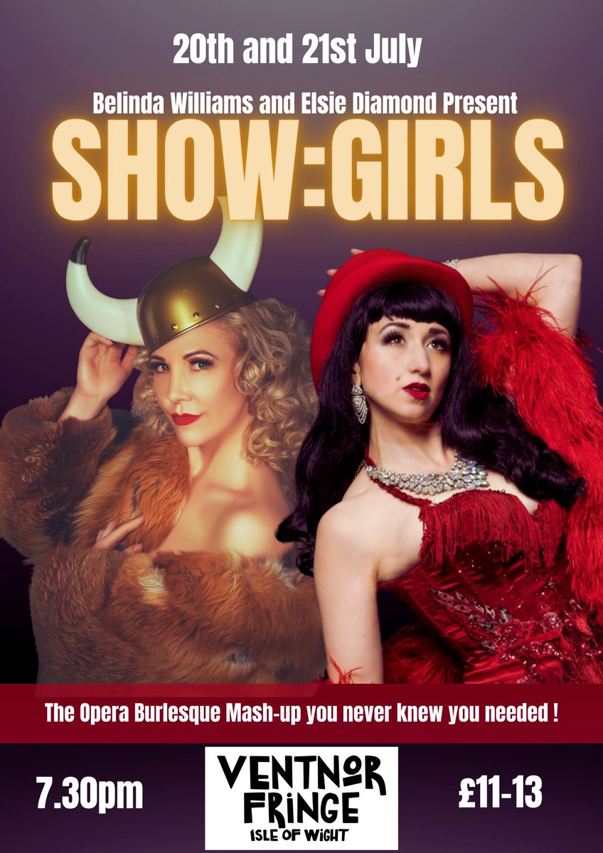 Next stop is the epic <a href="/vfringe/">Ventnor Fringe</a>! Join us on the Isle of Wight for more burlesque opera tomfoolery.

Get yer tickets her vfringe.co.uk

<a href="/belindawills/">Belinda Williams</a> #burlesque #opera #ventnor #pavatotty