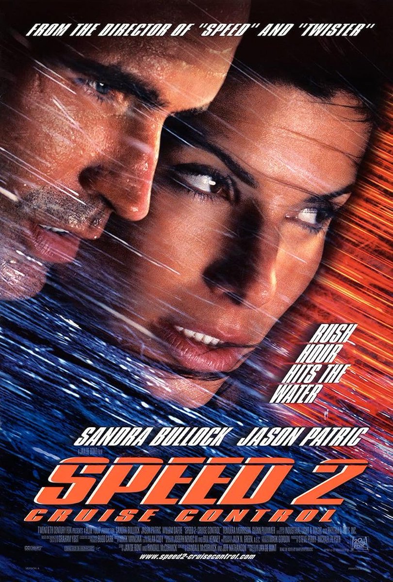 WATZUPMAG's tweet photo. Il y a 27 ans, Keanu Reeves refusait 10 millions de dollars pour la suite de #Speed.
#Speed2 mauvais blockbuster aux idées intéressantes porté par un Jason Patric pas trop mal et une Sandra Bullock à côté de la plaque, surtout en vf...
Certains espèrent encore un #Speed3... https://t.co/wEL8L1qJfg