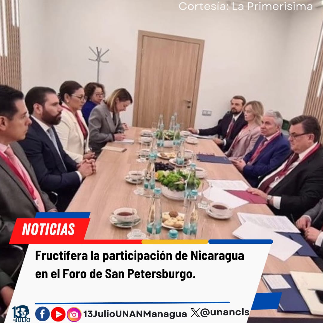 #SomosUNAN
#TodosJuntosAl4519
#ManaguaSandinista 

Ampliando nuestras relaciones comerciales y diplomáticas con las potencias del mundo. Siempre con nuestro principio de soberanía y reciprocidad colaborativa