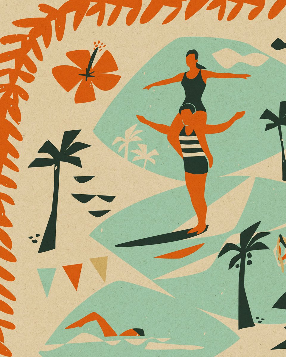 NickKuchar's tweet photo. Honored to collaborate with the Duke Kahanamoku Foundation! 🌺 Duke’s legacy as the father of modern surfing inspired this exclusive print. 🏄♂️ Available at Greenroom Gallery, with proceeds supporting the foundation. https://t.co/UpxYqC3ED9 #DukeKahanamoku #SurfLegend https://t.co/f8pvpHoh2Q