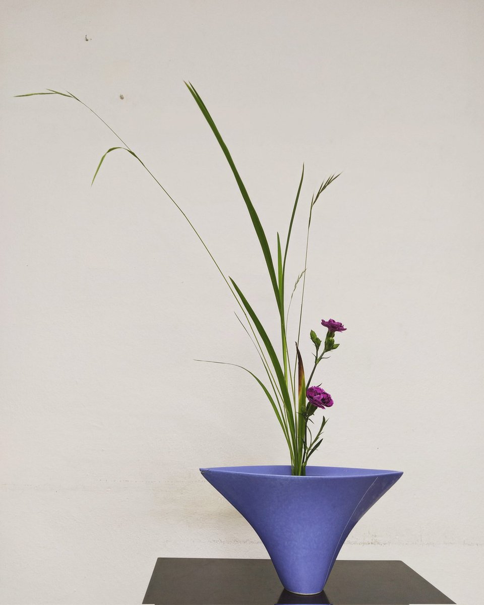 Penúltimo ikebana del curso 😍 Shyôka Shinputai. 今日の私の生け花です。生花新風体です。池坊 <a href="/ikenobo550/">いけばな池坊【公式】</a> <a href="/shiranmaki/">紫蘭まき</a> <a href="/asanact/">Antonia San Juan</a> <a href="/Carmen_Lomana/">Carmen Lomana</a> <a href="/FIONAFERRER/">Fiona Ferrer-Leoni</a> <a href="/rossydpalma/">rossydepalma</a> <a href="/BisilaBokoko/">Bisila Bokoko</a>  #生け花  #生花