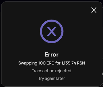 TheMansionNL's tweet photo. Is anybody in the @ergo_platform  @RosenBridge_erg community familiar with such an error in @spectrumlabs_ ? https://t.co/Ei6GbpfUMP