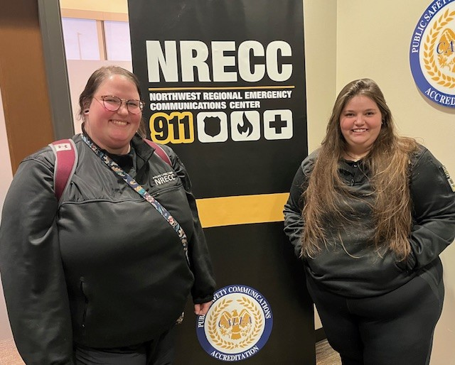 Thank you for answering the call! ☎️ NRECC's Lennie Hunt and Brittany Smith have received the <a href="/kyleplush/">kyle plush answer the call foundation</a> Foundation challenge coin for their swift response to a 911 call that helped a 13-year-old earlier this year.

Excellent work, Lennie and Brittany! 🏆