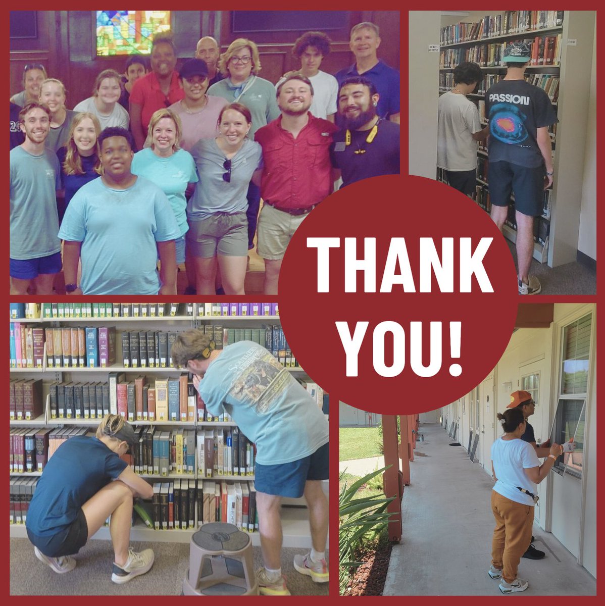 starkcollege's tweet photo. Grateful to volunteers from @borderprspctv &amp; Iglesia Misionera Cristo Vive who served at our McAllen location. Their work helped us complete projects that would have taken months! 🙌

We love partnering with #localchurches and #nonprofits living out Christ's call to serve. 🤝❤️ https://t.co/SRd1JuM6ci