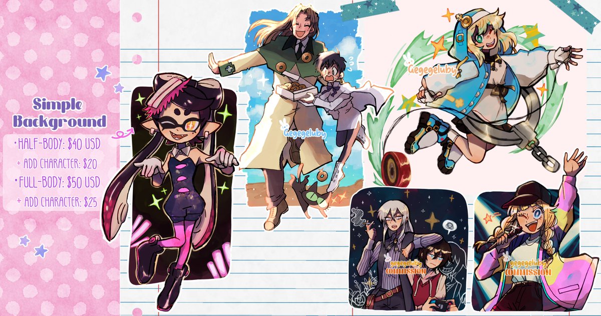 GegegeLuby's tweet photo. 🚨EMERGENCY COMMISSIONS OPEN📷Unfortunately, My mom got scammed our money for the month and we are in a bit of a  desperate position since we need to pay bills and food expenses  so im opening commissions > < rts are rlly rlly appreciate  🫶🥹 https://t.co/aDMeRJMcWr