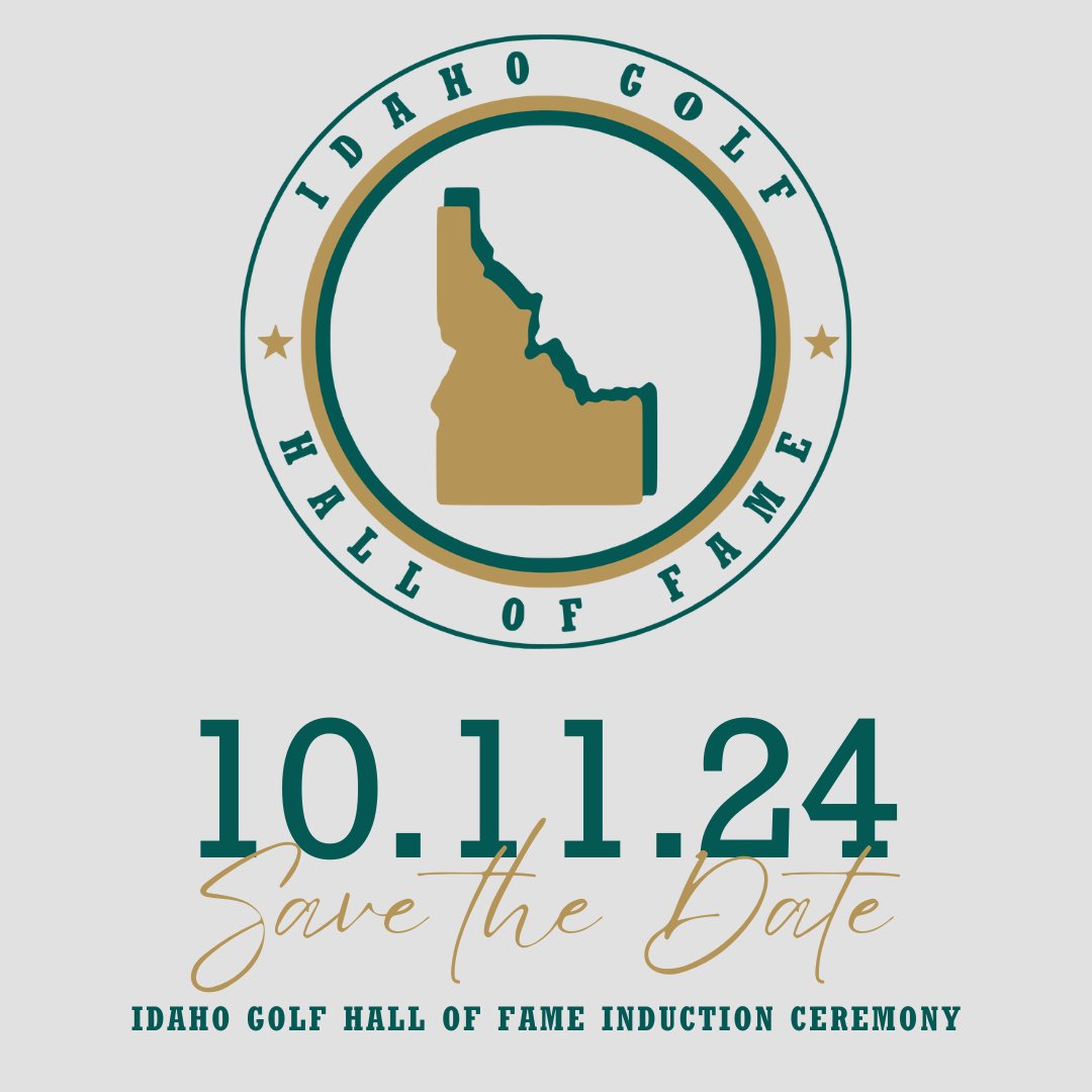 IdahoGA's tweet photo. IDAHO GOLF HALL OF FAME INDUCTION CEREMONY
Date: October 11, 2024
Location: Stueckle Sky Center (Boise, ID)

Registration opens August 1st!

#idahoga https://t.co/BFUHhwwstt