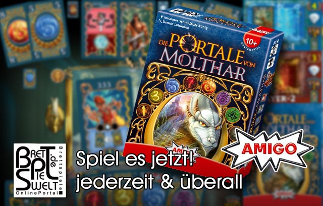Morgen, den 14. Juni ist es endlich soweit, ihr könnt Eure Strategie für #diePortalevonMolthar ausbauen und das märchenhafte Spiel in der #BrettspielWelt hoch und runter spielen. Habt ganz viel Spaß dabei es ist wirklich ein wundervoller Klassiker von @AMIGOSpiele