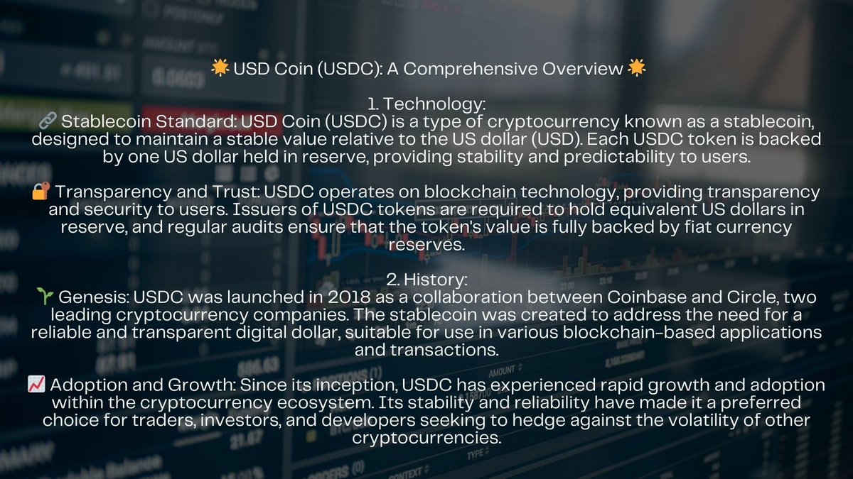 MetaObs_io's tweet photo. 🌟 USD Coin (USDC)
Category: StableCoin
Date of launch: September 2018
Founder: Circle, Coinbase
Link to the CoinMarketCap: https://t.co/Aw3mesr4Ps 
Link to the Website: https://t.co/R0Tj2QuM6s 

💼 #USDC #Stablecoin #DigitalDollar
@Neome_com @Mallikarjun9172 @CoinBlast_com https://t.co/gJarSjbQpM