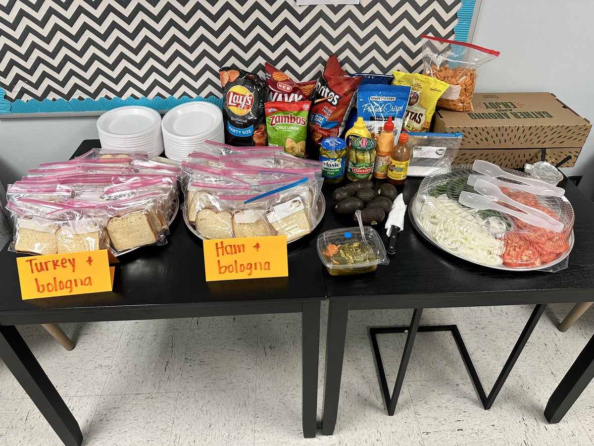 Everyone needs a Mrs. Vital in their life! She provided a sandwich bar for us today! We certainly were well fed so we can give our scholars all of our energy for summer camp! <a href="/AldineES_Summer/">Aldine ISD Elementary Summer Camp</a> #campescamilla #chooseyourdestination