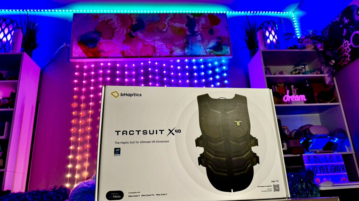 JoyReignVr's tweet image. Just got this gift from @bHaptics and @MetaQuestVR ‼️🎁 😊

Now I’m ready to take my VR experience to a whole new level‼️ Thank you🫶🏾

#Gifted #Haptics #QuestCreatorPartner
#Bhaptics #Metaquest