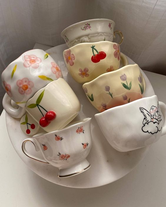 maturing is collecting mugs