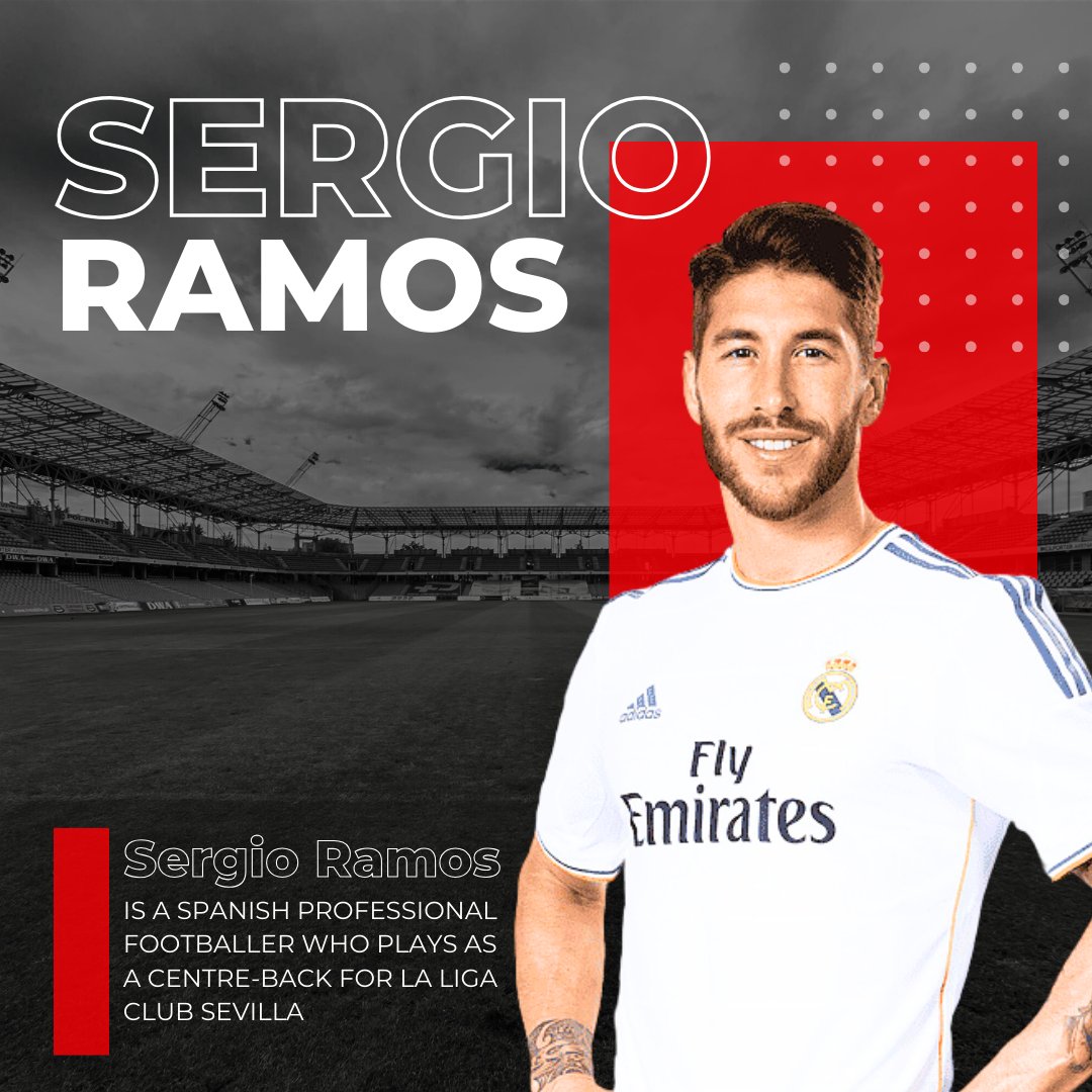 reviewsbagg's tweet photo. Sergio Ramos García is a Spanish professional footballer 
.
.
#SergioRamos #Spanish #Spanishprofessional #footballer  #greatestdefenders #footballplayer #footballgames #footballseason #soccerlife #footballfans #footballnews #love #neymar #goal #footballmatch #liverpool  #fitness https://t.co/ICYWm9Yncu