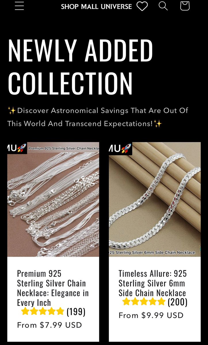 ShopMUniverse's tweet photo. 🌟 Exciting News! 🌟 Shop Mall Universe has just released 2 new 100% Sterling Silver jewelry pieces! Elevate your style with our exquisite collection. Get yours today and shine bright! 💍💫 #ShopMallUniverse #SterlingSilver #NewArrivals #Jewelry #Fashion ✨ https://t.co/vzVd2u58R8