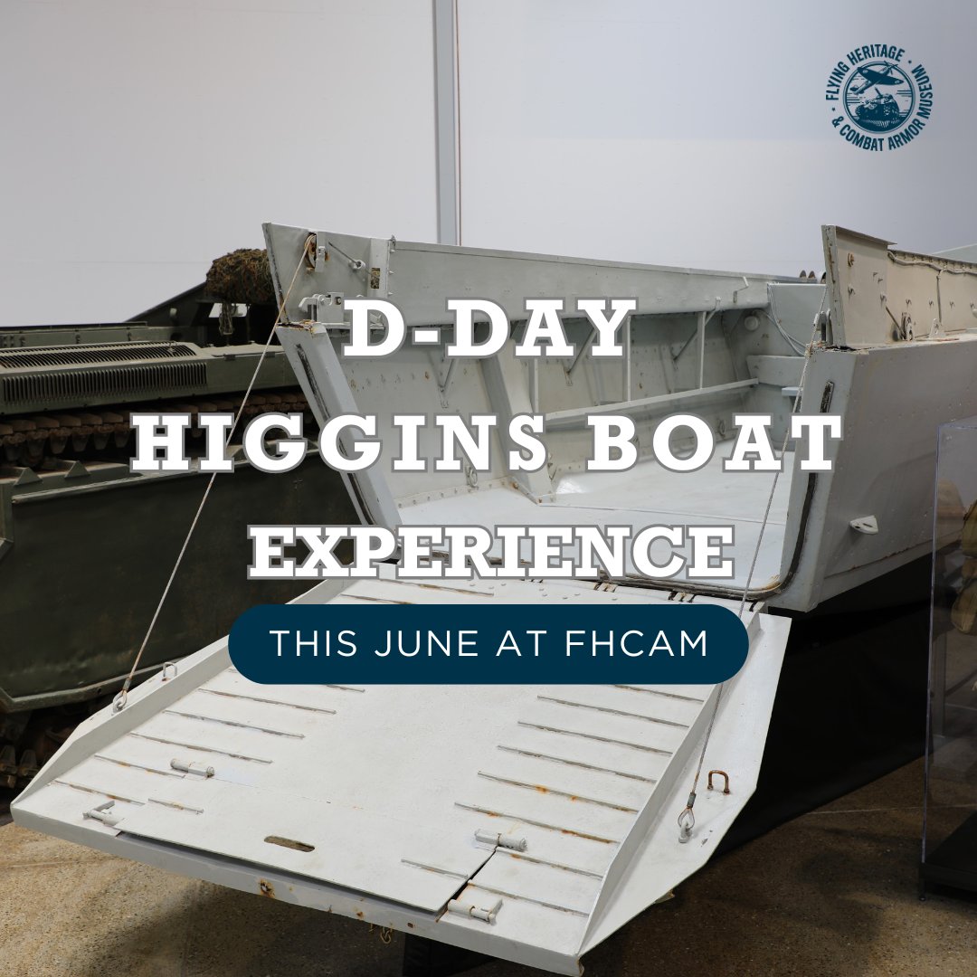 Join us on June 14th and 15th for an immersive Higgins Boat Experience, delving into the tales of D-Day.
This unique opportunity provides a firsthand look into history, offering a special connection to the past.
Grab your general admission tickets at the link in our bio!