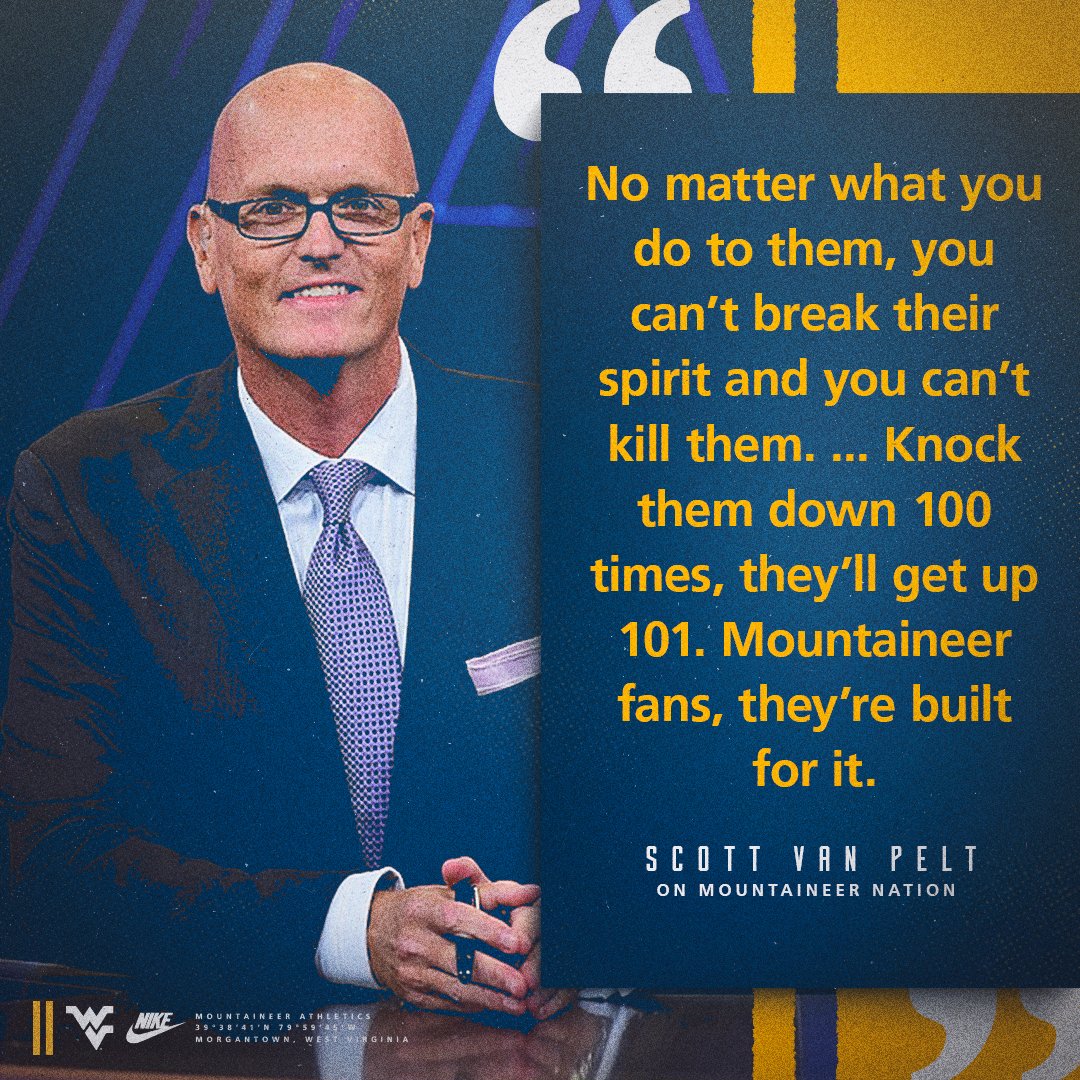 WVUSports's tweet photo. 🫡 @notthefakeSVP 

#HailWV https://t.co/V1omk5zljF