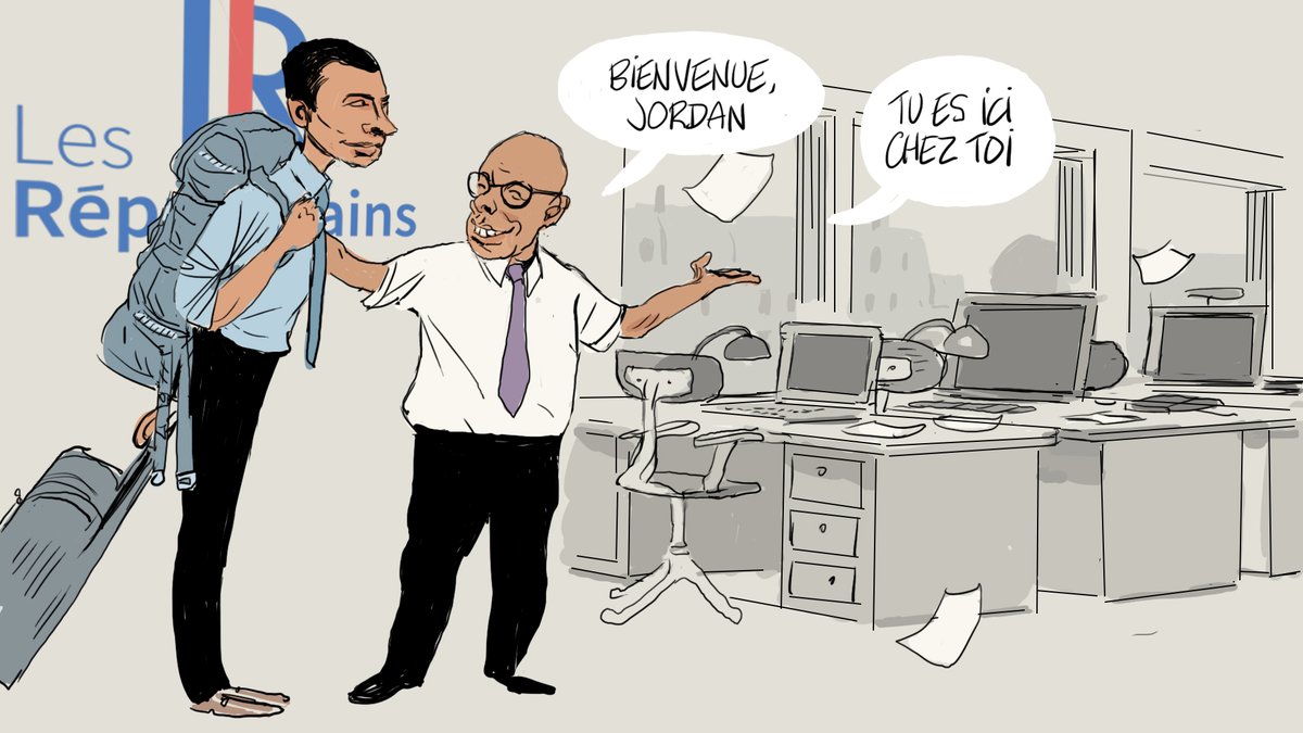 DoudouxThierry's tweet photo. La cohabitation intergénérationnelle, ou quand des personnes âgées partagent leur logement avec de jeunes locataires. Mon dessin pour @France3CA https://t.co/hcXW5yaULi