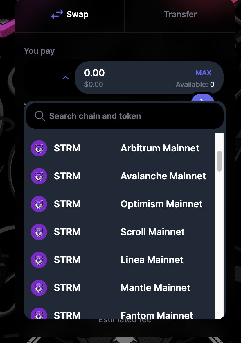 While the market is crashing and everyone is panicking, STRM has been added to so many new chains! Hello  <a href="/arbitrum/">Arbitrum</a> <a href="/avax/">Avalanche🔺</a> <a href="/Optimism/">Optimism</a> <a href="/Scroll_ZKP/">Scroll</a> <a href="/LineaBuild/">Linea.eth</a> <a href="/0xMantle/">Mantle Network</a> <a href="/FantomFDN/">Fantom Opera</a> Your new fav inu is here.