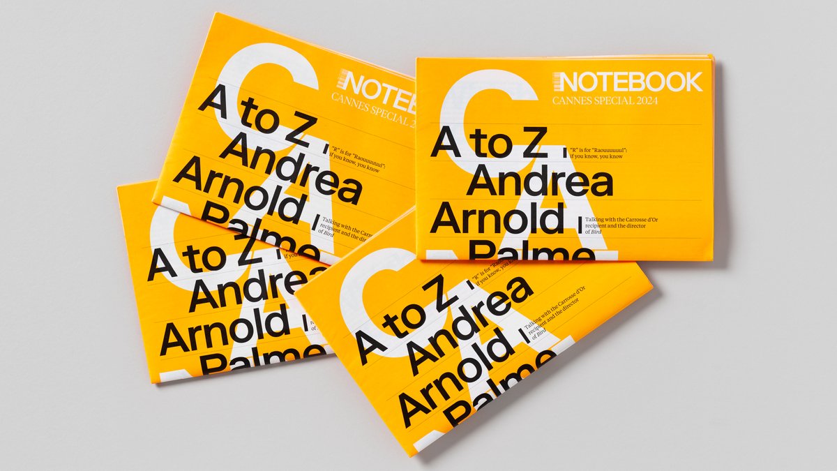 mubinotebook's tweet image. Retweet for a chance to win a copy of our Notebook Cannes Special—a limited-edition publication featuring contributions from Andrea Arnold and Jane Campion, an advice column, an illustrated A-Z of Cannes, and much more.

Winners will be notified on Wednesday June 19.