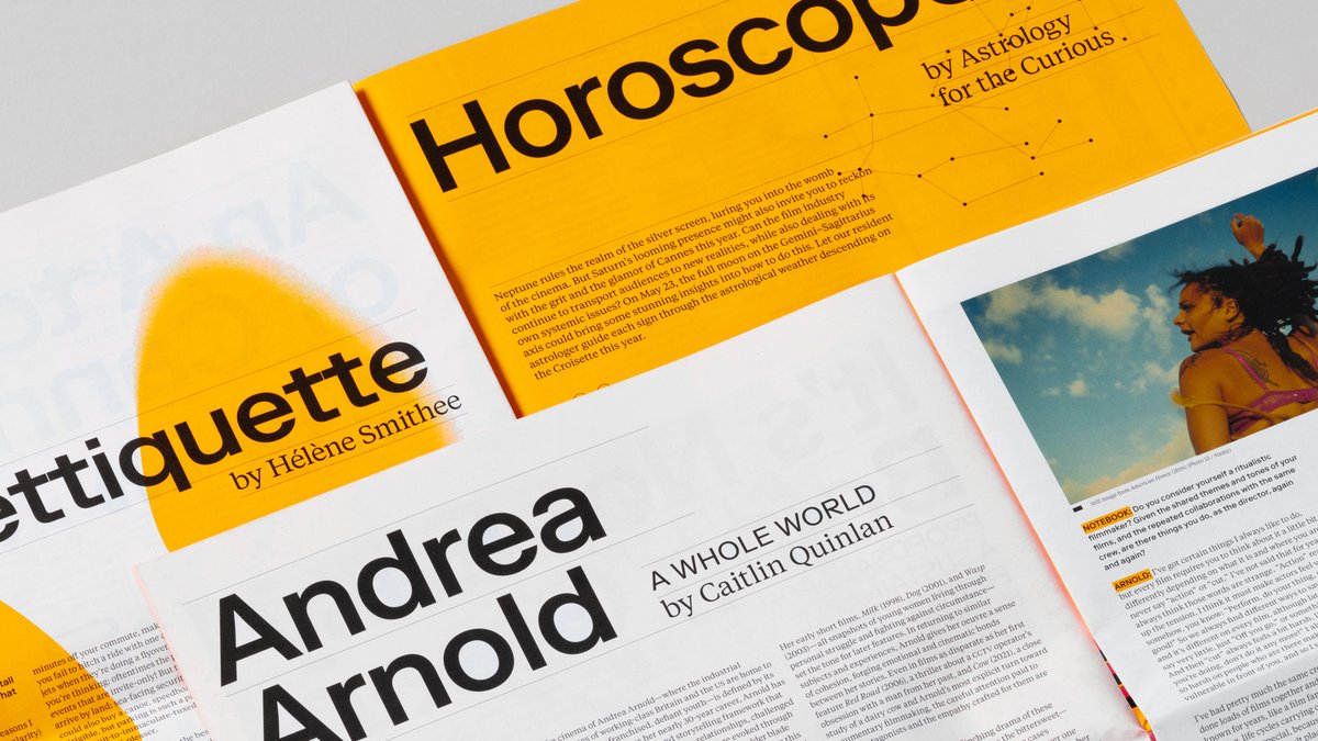 mubinotebook's tweet image. Retweet for a chance to win a copy of our Notebook Cannes Special—a limited-edition publication featuring contributions from Andrea Arnold and Jane Campion, an advice column, an illustrated A-Z of Cannes, and much more.

Winners will be notified on Wednesday June 19.