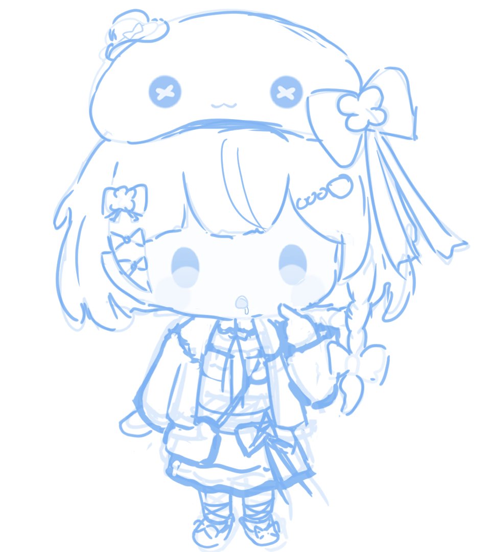NO5KMY's tweet photo. chibi practice https://t.co/GFLaBoyA0M