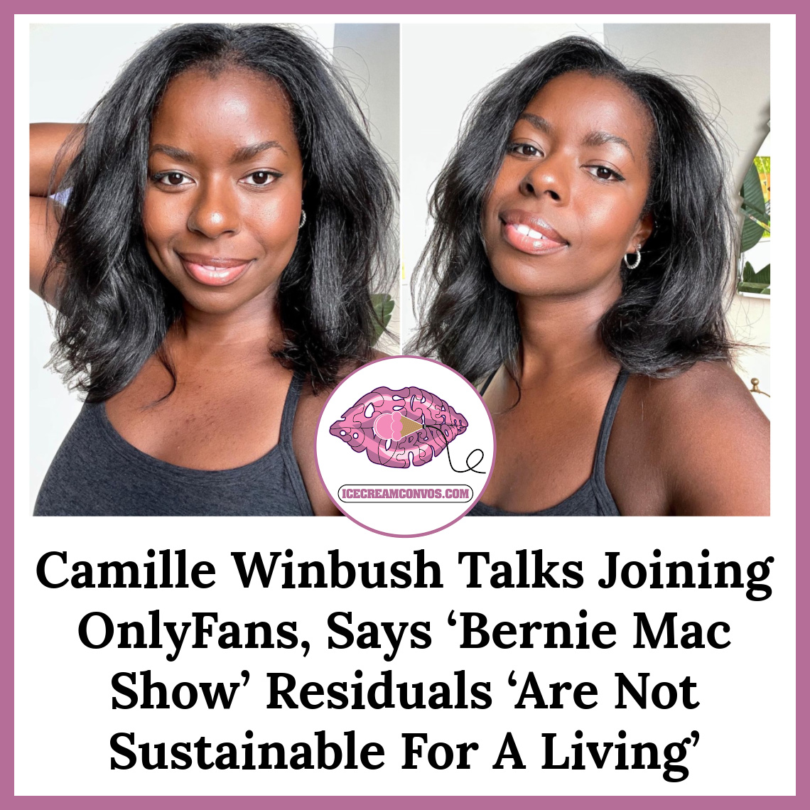IceCreamConvos's tweet photo. Camille Winbush, who has made millions on OnlyFans, has a message for those wondering why she isn't living off of 'The Bernie Mac Show' residuals. 📺️💰️🖤🍦https://t.co/g6G0vr1y8a
#CamilleWinbush #OnlyFans #BernieMacShow #ForTheRecord #IceCreamConvos https://t.co/J1qwhNkGl2
