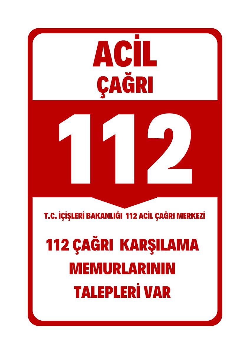 insmuh08's tweet photo. 657 ye aykırı maddeler içeren 12 saatlik çalışma sistemi genelgesini, 12/36 çalışma sistemini ve mola kısıtlamalarını kabul etmiyoruz  

#112AcilCagrımVar

@TC_icisleri
 
@AliYerlikaya
 
@TARIKBAHADIR43

@NedimAkmese

@illeridaresi https://t.co/P57Ve6eGN2