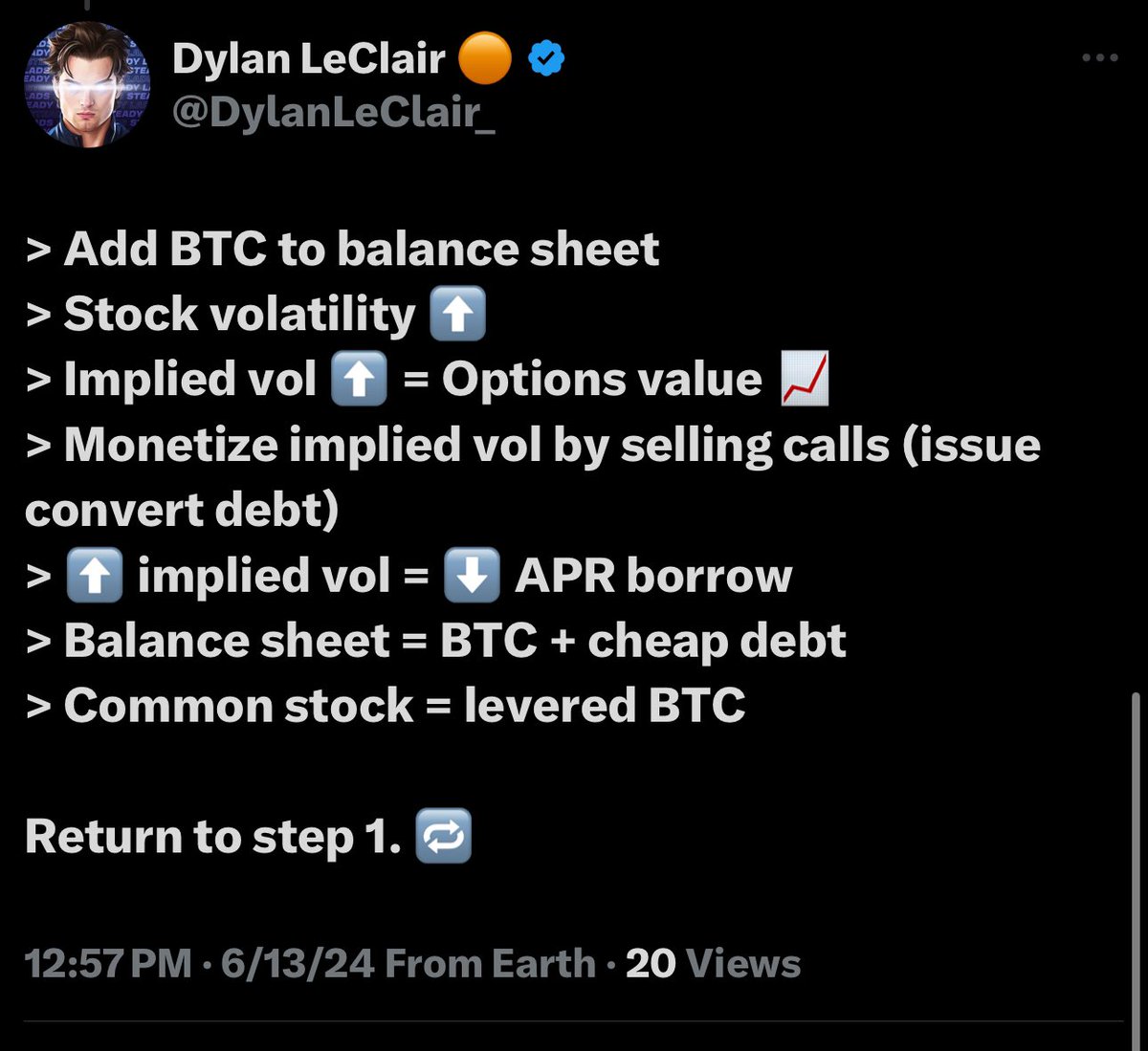 DylanLeClair's tweet image. With no exaggeration, this is how bitcoin takes the bond market. 

Even as BTC realized vol is dampened, it can be offset w/ additional leverage.

Maybe ~10k people understand the derivative math + implications of waves of fiat credit extension to buy absolutely scarce BTC.