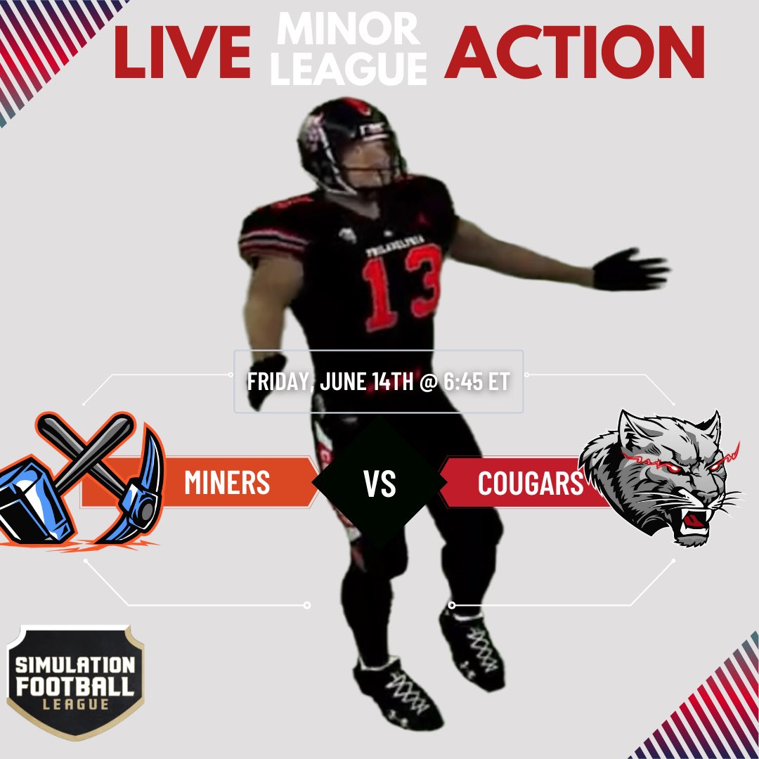 It’s almost that time again. Tune in tomorrow as we take on the <a href="/LexingtonMiners/">Lexington Miners</a> live on YouTube at 6:45 ET #SFLm #CougarNation