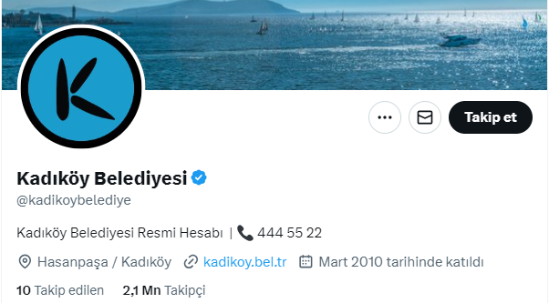 halisfikir's tweet photo. Kadıköy Belediyesinin 2.1 milyon takipçisi var. İBB'nin bile bu kadar takipçisi yok. Kadıköy'ün bu kadar ilgiyle takip edilmesinin sebebi nedir acaba?
@kadikoybelediye https://t.co/zhXWLSRNPB