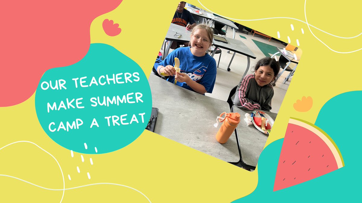 Summer camp has been off to a "sweet" start! 🍉 <a href="/RSSchoolsNC/">Rowan-Salisbury Schools</a> <a href="/RSSMillbridge/">MBES</a> <a href="/lyndseypelusi/">Lyndsey Pelusi, Ed.D.</a> <a href="/KellyWWithers/">Kelly Withers</a> <a href="/leslie_sechler/">Leslie Sechler</a> <a href="/ChinaGroveElem/">China Grove Elementary School</a>  @roacha313ashley <a href="/halexander_ELS/">Heather Alexander</a>
