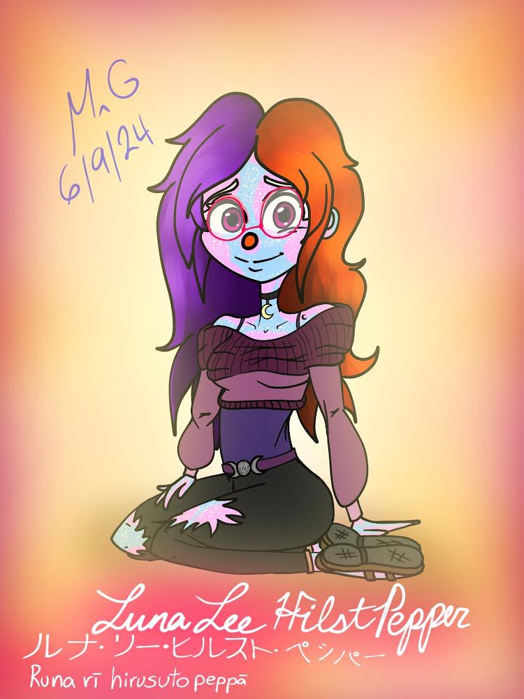 lxz4evur's tweet image. My most recent drawing of my #muppetoc Luna. One for pride, and one for just Luna herself, giving her an official looking outfit. 
#muppetstwt #LipsXLuna
