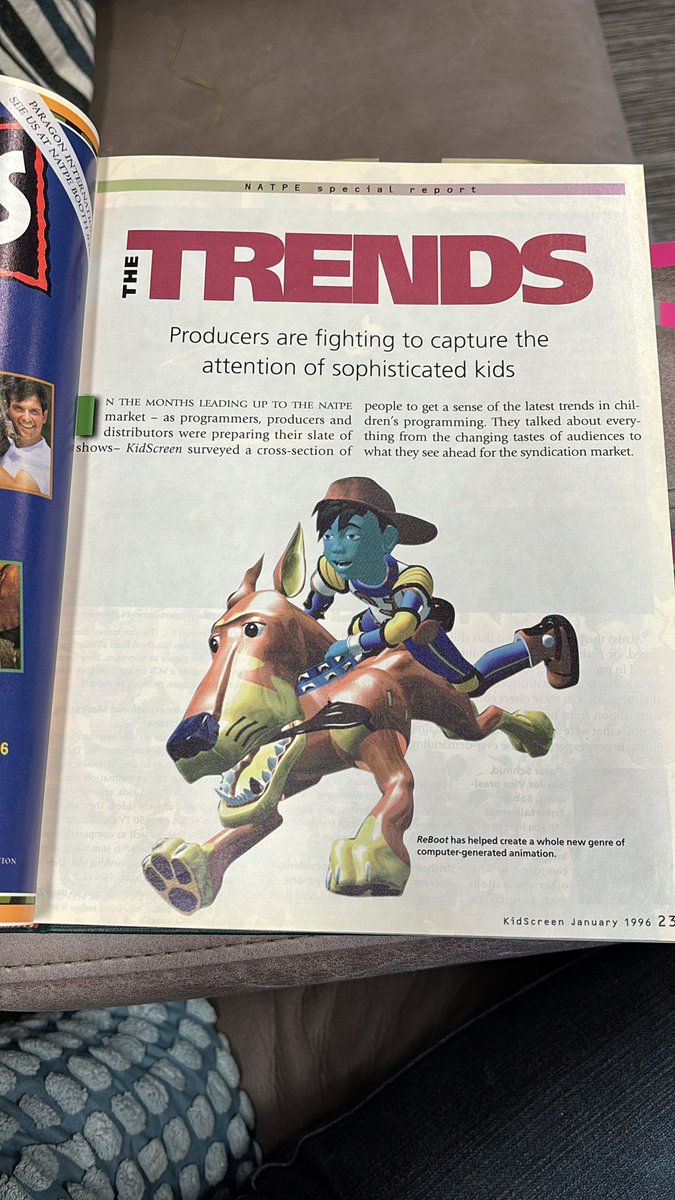 kidscreen's tweet photo. Some other highlight from the first issue (the more things change, as the old expression goes + an ad for #BananasinPyjamas, which was a favourite of mine as a preschooler) https://t.co/OeTrbvOSrv