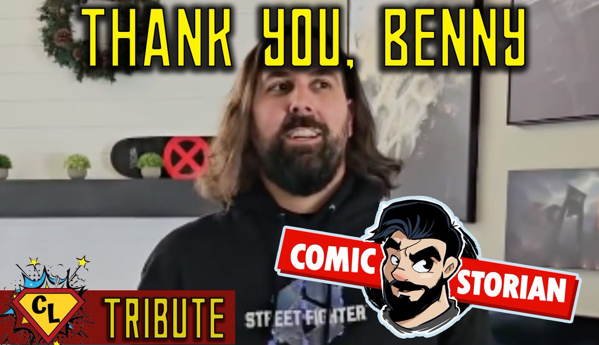 ComicsLeagueJT's tweet photo. I wanted to make a little tribute edit to Benny Potter/Comicstorian as a thank you for everything he did for the comic book and YouTube community as well.
Thank you, Benny! https://t.co/JdV8ZDFnH3
#Comicstorian #DC #Comics https://t.co/OxGvGf5yhW